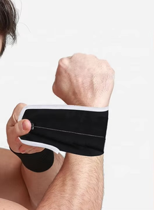 New Customized Neoprene Thick Breathable Fitness <b>Lifting</b> <b>Straps</b> with Hook & Loop Closure Custom Logo Color & Size <b>for</b> Men - Product Image 2