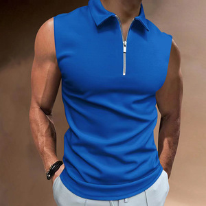 Camisetas Personalizadas OEM/ODM 100% Algodón para Hombre, Logotipo Bordado, Camisetas de Golf Sólidas, Casuales de Negocios, Manga Corta, Alta Calidad - Product Image 3