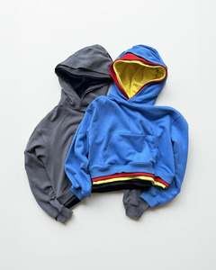 OEM Custom Wholesale Heavyweight French Terry Cotton Eco-Friendly Breathable Triple Layer Oversized PULLOVER Hoodie Front Men - Product Image 2