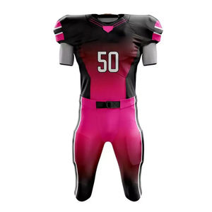 Uniforme de Fútbol Americano de Último Diseño y Nuevo Estilo, Uniforme de Fútbol Americano de Color Sólido de Primera Calidad para Venta en Línea - Product Image 1