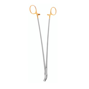 Pinzas Portaagujas Curvas de Acero Alemán de 205 mm (8 Pulgadas) para Uso Manual, de Alta Calidad, Instrumentos Quirúrgicos OEM al por Mayor - Product Image 3