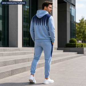 Ensemble de survêtement personnalisé pour homme : veste à capuche et pantalon de jogging – Fabricant OEM/ODM de vêtements de sport et de sportswear en gros sous marque privée - Product Image 3