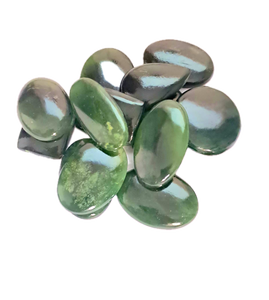 Jade Nefrita de Rusia, 100 gramos, Gemas Sueltas al por Mayor, Lote de 10-12 Piezas, Tamaños y Formas Variadas, Cabujón Verde, Piedra para Joyería - Product Image 2