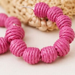 ต่างหูห่วงชุบทอง 14K ทำมือจากโลหะผสมสังกะสี ดีไซน์เก๋สไตล์โบฮีเมียน เหมาะสำหรับงานปาร์ตี้ริมชายหาดในฤดูร้อน ขายส่งสำหรับผู้หญิง - Product Image 3