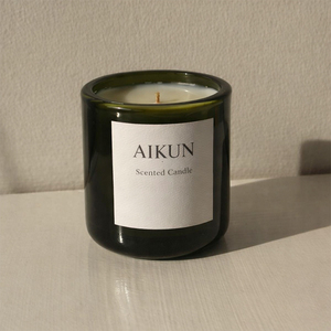 Vela Aromática Premium AIKUN en Frasco de Vidrio Verde, Vela de Aromaterapia para Decoración del Hogar, Spa, Relajación, Regalo - Product Image 3
