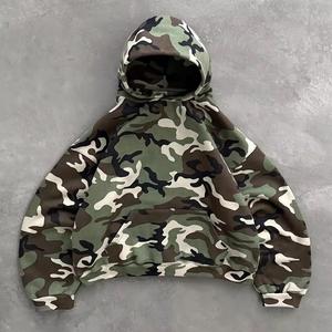Sweat à capuche en tricot surdimensionné en coton 100% Urban Elite, tendance moderne, streetwear - Product Image 1