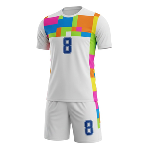 ชุดฟุตบอลซับลิเมชั่นคุณภาพสูงสำหรับผู้ชาย ระบายอากาศได้ดี ผลิตจากโพลีเอสเตอร์ 100% แห้งเร็ว ชุดฝึกซ้อมครบชุด สำหรับทีมสโมสร - Product Image 6