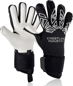 CRESTLINE INDUSTRY Nouveaux Gants de Gardien de But Unisexe en Microfibre pour Football en Plein Air, Haute Qualité, Légers, Doigts Entiers - Product Image 1