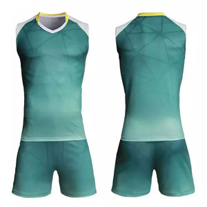 Custom Volleyball Jersey And Shorts Oem Odm High Quality Stretch Fabric Sportswear Manufacturer - Product Image 1