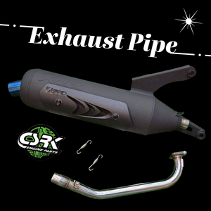 Système d'échappement CSRK KAO Performance pour MIO 125 en acier inoxydable - Product Image 1
