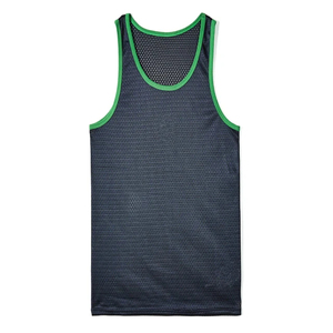 Camiseta sin Mangas de Punto con Diseño de Puntos Negros para Hombre, Cuello Redondo, Secado Rápido, Ropa Deportiva, Último Diseño - Product Image 5
