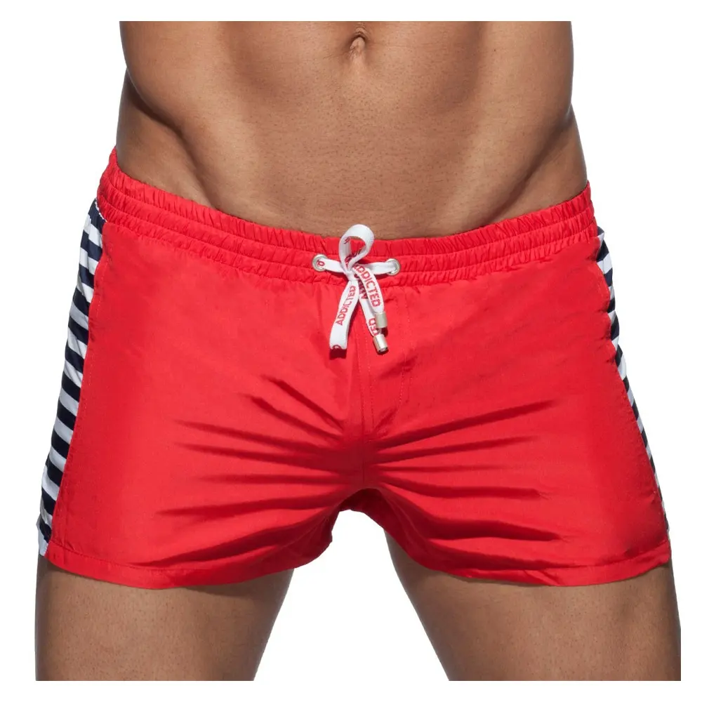 Tùy Chỉnh Đồ Bơi Nam Mồ Hôi Quần Ngắn Polyester Mens Swim Shorts Swimwear Ngắn Đàn Hồi Bán Buôn Quần Short Bãi Biển Cho Nam Giới