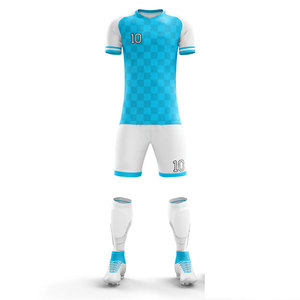 New Design Wholesale Custom Men Uniform Sets Pattern Sublimated <b>Compression</b> Soccer Football Kits Training Wear Uniform - Product Image 2