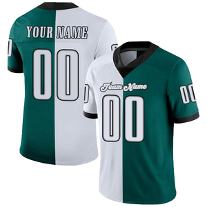 Custom Adult Football Jerseys Wholesale Plus Size Quick Dry Breathable Eco Friendly Moisture Wicking Half Sleeve - Product Image 2