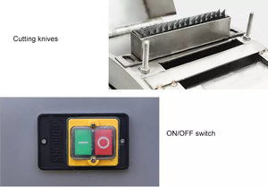 Small <b>Electric</b> Radish <b>Cutter</b> Dicing Machine Vegetable Slicer <b>Cutter</b> Vegetables Fruit Hopper Cutting Dice Machine for Sale - Product Image 3