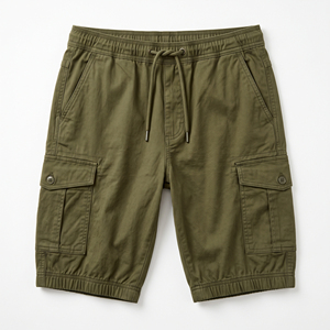 Pantalones Cortos Cargo para Hombre, Verano, Ecológicos, con Cordón, Estilo Jogger, Casuales, Multibolsillos, OEM, ODM, Venta al Por Mayor, Fábrica, Logotipo Personalizado - Product Image 6