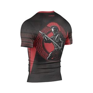 Custom OEM Unisex Rashguard UPF 50 UV Protection Sublimation Performance Fabric Compression All Over Print Wholesale OEM Factory - Product Image 5
