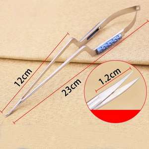 Tijeras Neuroquirúrgicas Microscópicas Tipo Pistola con Resorte de Acero Inoxidable para Tejidos Médicos Quirúrgicos de Neurocirugía por Surgiright - Product Image 1