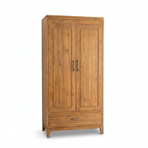 Juego de Muebles de Dormitorio Modernos de Madera de Teca Sólida, Cama King Size de Lujo, Armario, Tocador, Taburete, Mesitas de Noche, para Hotel, Villa, Habitación, Suite - Product Image 6