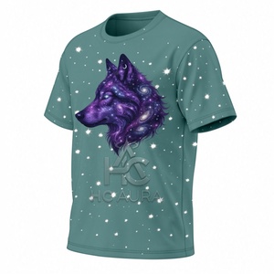Nouveau T-shirt pour homme, imprimé galaxie, durable et de qualité supérieure, coupe ample, motif cosmique, manches courtes, streetwear - Product Image 2