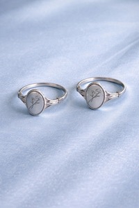 <b>ring</b> <b>with</b> <b>initial</b> letter 925 Sterling Silver Geometric <b>Rings</b> for Women Unique Design Wedding Engagement Party Anniversary - Product Image 3