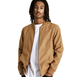 Made in Polyester Latest Design <b>Men</b> Bomber <b>Jacket</b> Solid Color Outdoor Use <b>Men</b> Bomber <b>Jacket</b> for Man - Product Image 1