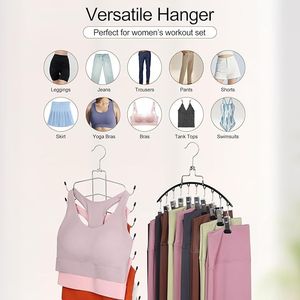 Organizzatore per Abbigliamento da Palestra (4 Pezzi) Salvaspazio, Ganci per Canotte e Leggings (2 Pezzi), Appende 20 Set di Canotte, Reggiseni, Pantaloni e Gonne - Product Image 2