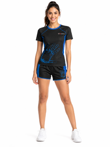 Women's <b>Sets</b> Casual Summer Wear Comfortable T-Shirts and Shorts 2 Pieces <b>Sets</b> 100% Cotton OEM ODM Service Cotton <b>Twin</b> <b>Set</b> - Product Image 1