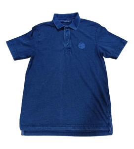Venta al por mayor 240 GSM personalizado Unisex Boxy Fit ácido lavado pesado camiseta de los hombres de 240gsm de gran tamaño Vintage Polo camiseta - Product Image 2