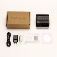 Imprimante thermique portable de haute qualité pour étiquettes et reçus 2 en 1, 80 mm, batterie lithium polymère rechargeable 2500 mAh, USB + Stock
