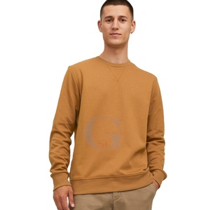 Sudadera de hombre personalizada de calidad superior Cuello redondo de lana cálida con mangas largas Logotipo bordado con patrón 3D Precio al por mayor - Product Image 1