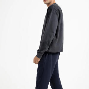 Custom <b>Men's</b> Fashion Sweatshirt Soft Brushed Fleece Crew Neck <b>Pullover</b> <b>for</b> Outdoor and Urban Wear - Product Image 2