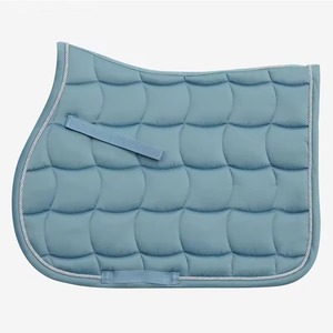 Best Quality Cotton Polyester Filled Horse Saddle Pad with Shock Absorption Girth Strap for Dressage Jumping <b>Equestrian</b> Riding - Product Image 5