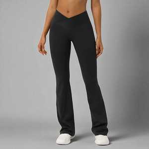 Leggings de yoga pour femmes en gros, faible MOQ, taille haute, longueur intégrale, imprimés personnalisés, OEM ODM, vêtements de sport - Product Image 4
