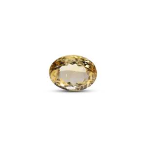 Natural Oval Yellow Cat's Eye Citrine Loose Gemstone 7.8 Carat 4mm Certified Wholesale - Product Image 1