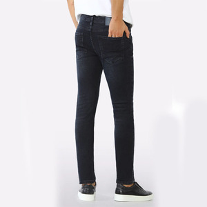 Jeans skinny stretch pour homme de haute qualité, couleur noir foncé, pantalon en denim essentiel et polyvalent pour un usage décontracté, jeans en denim haut de gamme pour homme - Product Image 6