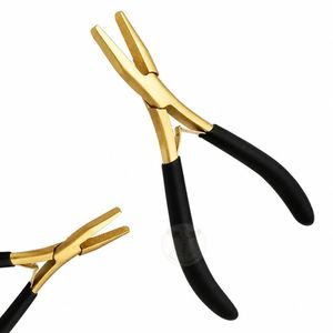 Pinzas Anguladas de Acero Inoxidable QORVEX INSTRUMENTS para Extensiones de Cabello con Anillos Nano Micro |   Herramienta para Aplicar/Retirar |   Alta Calidad - Product Image 6