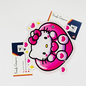 Palette de rangement magnétique pour cils en acrylique écologique, design professionnel de dessin animé, motif papillon et fleur - Product Image 2