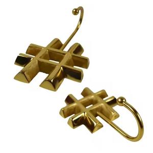 Elegantes Ganchos Metálicos de Pared para Colgar Abrigos, Sombreros y Bolsos, Organizador de Entrada para Dormitorio, Baño y Cocina - Product Image 2