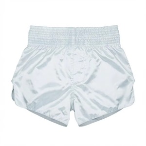 Nouveauté - Shorts de boxe Muay Thai pour hommes en velours côtelé respirant et à séchage rapide, avec cordon de serrage, pour la lutte et la remise en forme - Product Image 1