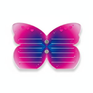 Paleta de Pestañas con Diseño de Mariposa y Imán para Aplicación de Extensiones de Pestañas, Soporte Acrílico para Paleta de Pestañas, Herramienta de Belleza - Product Image 1