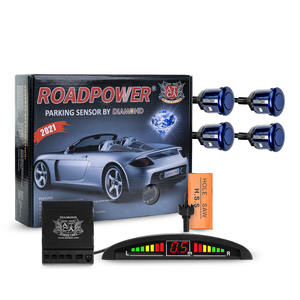 เซ็นเซอร์จอดรถ Roadpower Diamond แบบ 4 จุด พร้อมจอ LED แสดงผล ระยะตรวจจับ 0.3-1.5 เมตร ใช้ไฟ DC 10V/14.7V พร้อมเสียงเตือนเพื่อความปลอดภัยในการจอดรถ - Product Image 1