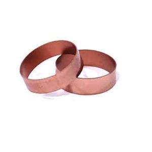 Anillo para Servilletas de Metal de Cobre, Decoración de Mesa de Estilo Moderno, Anillo para Servilletas de Estilo Único para Restaurantes y Hoteles - Product Image 5