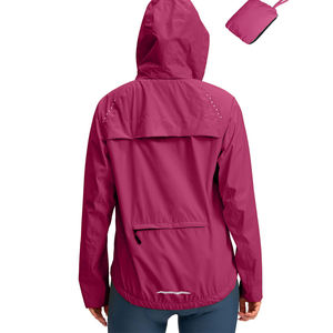 Women's Winter Lightweight Windbreaker Jackets With Adjustable Hood Water Resistant Casual Outdoor Streetwear Windbreaker Jacket - Product Image 2