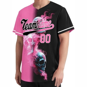 Maillots de baseball sublimés personnalisés pour équipes, en matière légère, pour les entraînements et les matchs - Product Image 3