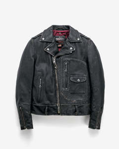 Veste moto en cuir véritable noir pour homme de qualité supérieure, fermeture éclair, col rabattable, coupe classique, style automne, vente en gros - Product Image 1
