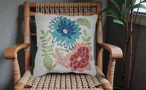 Housse de coussin traditionnelle à bas prix avec broderie artisanale pour canapé, chaise, lit et décoration festive de la maison - Product Image 2