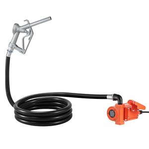 Kit Pompa di Trasferimento Carburante 12V/24V DC, 15 GPM, Pompa Diesel in Ghisa con Erogatore Manuale, Tubo di Scarico e Protezione dal Surriscaldamento - Product Image 6