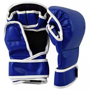 ถุงมือต่อสู้ MMA ถุงมือหนังสังเคราะห์ที่ทนทาน น้ำหนักเบา โครงสร้างแบบเปิดฝ่ามือ สายรัดข้อมือที่ปลอดภัย กีฬาที่สวมใส่สบาย - Product Image 6