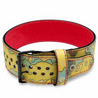 Ceinture de soutien dorsal en cuir Anime pour entraînement de gym et pompes, avec double crochets personnalisables